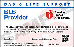 BLS Provider Refresher (January 25 at 6:00 pm) 