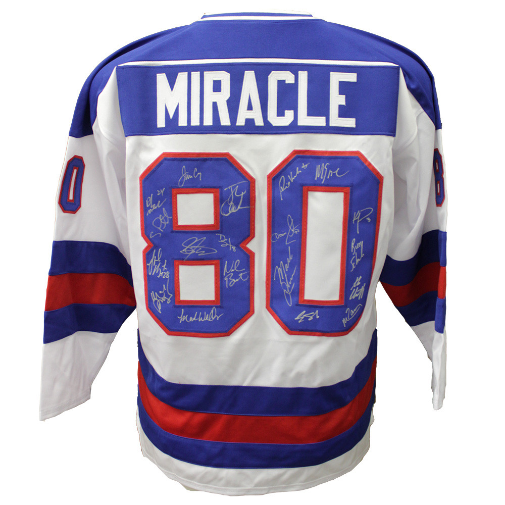 miracle on ice signed jersey