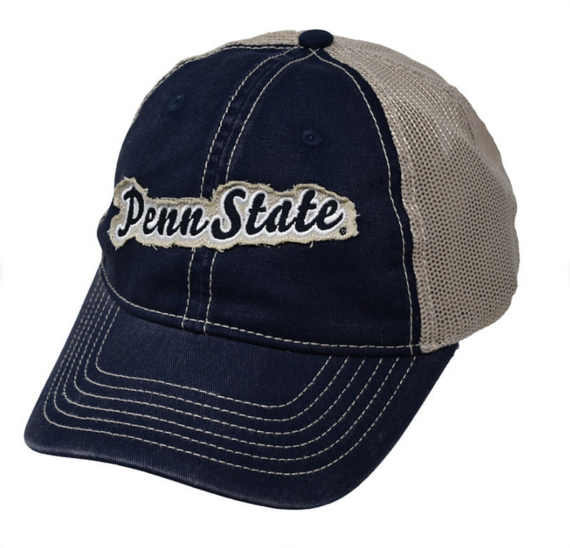 Penn State Adjustable Trucker Mesh Back Hat