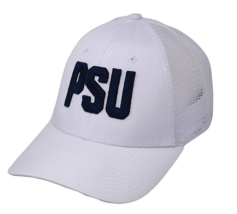 Penn State Embroidered PSU White Trucker Hat 