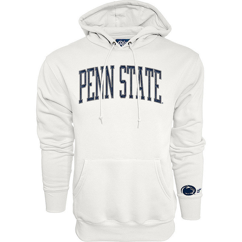 Penn State Arching White Embroidered Hoodie Sweatshirt