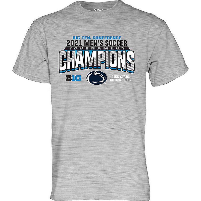 Blue 84 Penn State Big Ten Mens Soccer 2021 Tournament Champions T-Shirt Nittany Lions (PSU) (Blue 84)