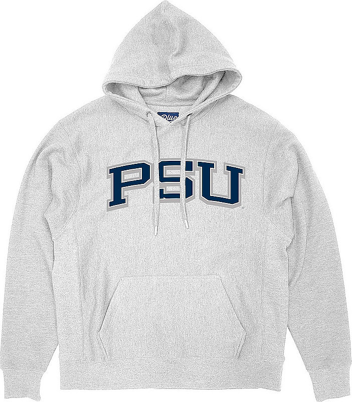 Blue 84 Penn State Embroidered Heavy Weight Ash Reverse Weave Hooded Sweatshirt Nittany Lions (PSU) (Blue 84 )