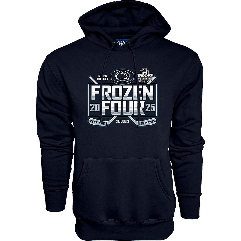 Blue 84 Penn State Mens 2025 Hockey Frozen Four Hooded Sweatshirt Navy Nittany Lions (PSU) (Blue 84 )