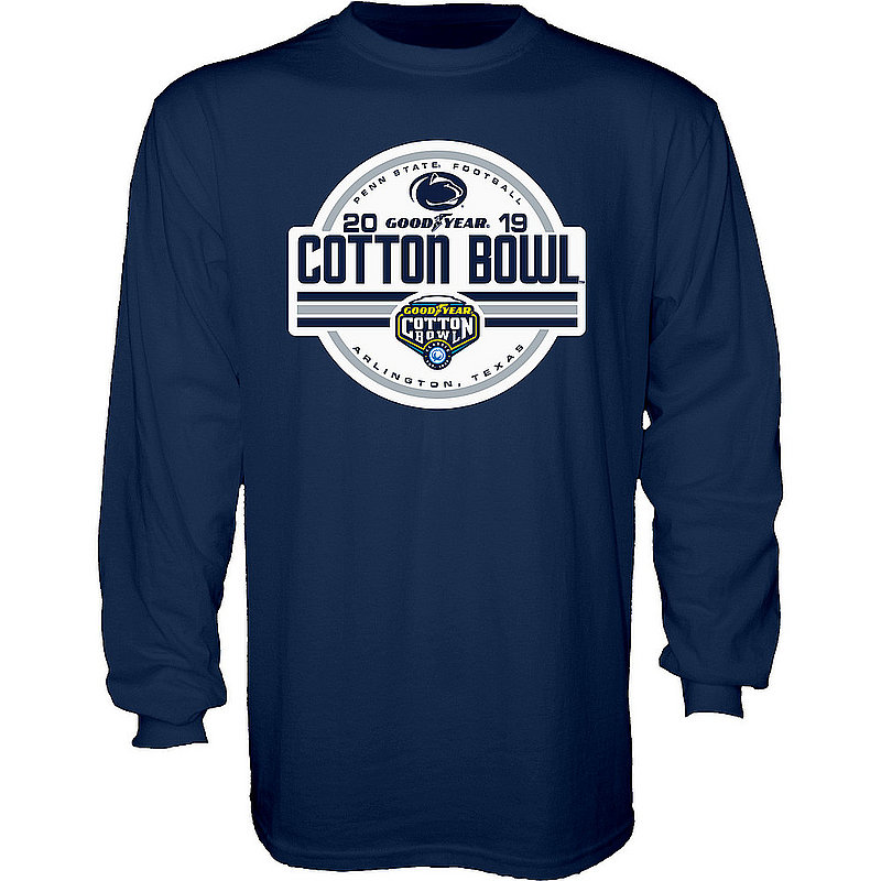Penn State Nittany Lions 2019 Cotton Bowl Game Long Sleeve Navy