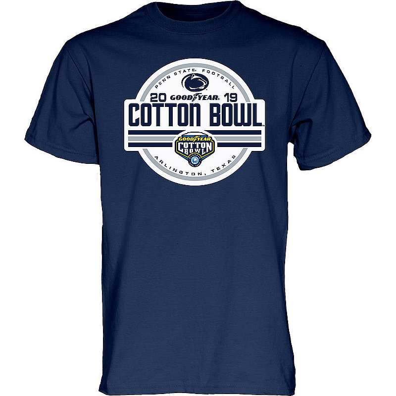 Blue 84 Penn State Nittany Lions 2019 Cotton Bowl Game T-Shirt Navy Nittany Lions (PSU) (Blue 84)