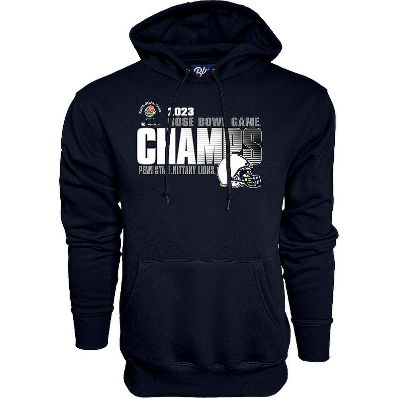 Blue 84 Penn State Nittany Lions 2023 Rose Bowl Champs Hooded Sweatshirt Navy Nittany Lions (PSU) (Blue 84)