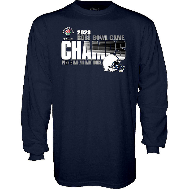 Blue 84 Penn State Nittany Lions 2023 Rose Bowl Champs Long Sleeve Tee Navy Nittany Lions (PSU) (Blue 84)