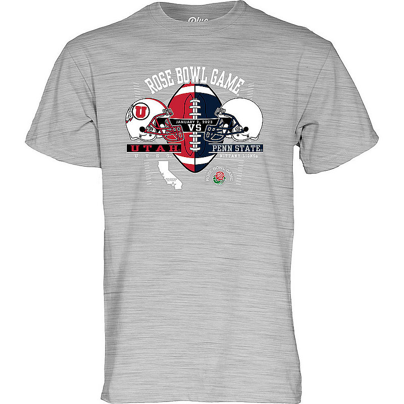 Blue 84 Penn State Nittany Lions 2023 Rose Bowl Dueling T-Shirt Heather Grey Nittany Lions (PSU) (Blue 84)