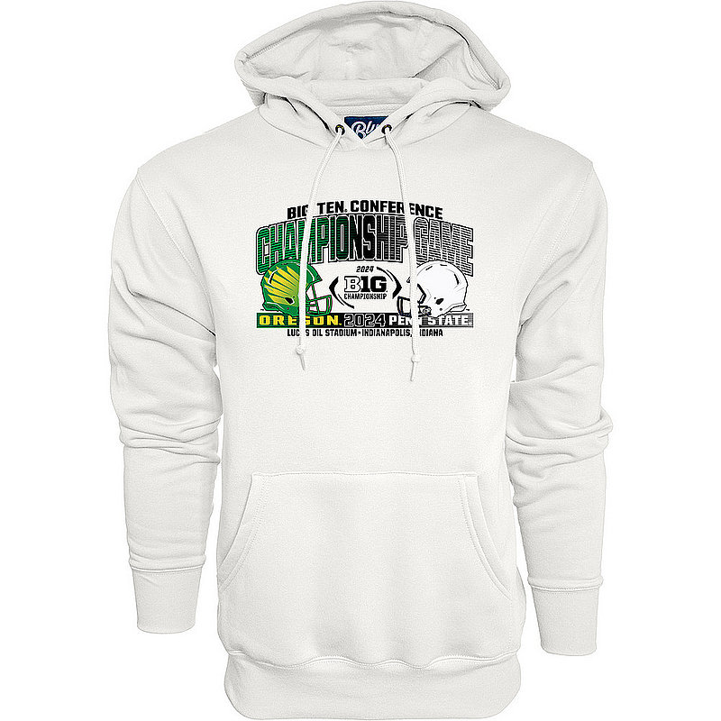 Blue 84 Penn State Nittany Lions 2024 Big Ten Championship Dueling Hoodie White Nittany Lions (PSU) (Blue 84 )