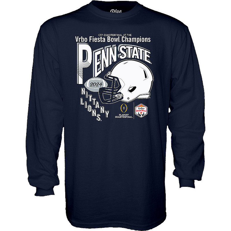 Blue 84 Penn State Nittany Lions 2024 Fiesta Bowl Champions Long Sleeve Tee Navy Nittany Lions (PSU) (Blue 84 )