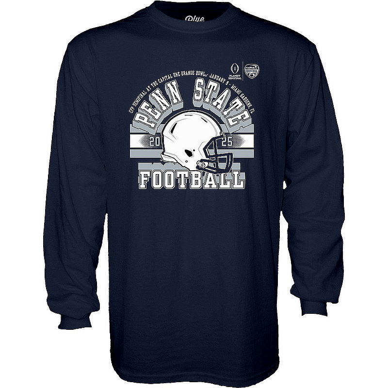 Blue 84 Penn State Nittany Lions 2025 Orange Bowl Long Sleeve T-Shirt Navy Nittany Lions (PSU) (Blue 84 )