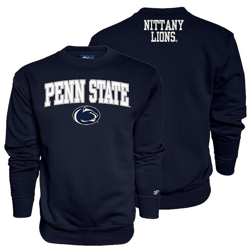 Penn State Nittany Lions Embroidered Crewneck Sweatshirt Navy