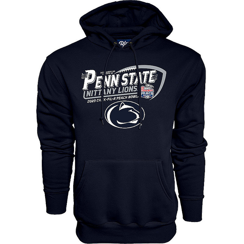 Penn State Nittany Lions Peach Bowl 2023 Hooded Sweatshirt Navy 