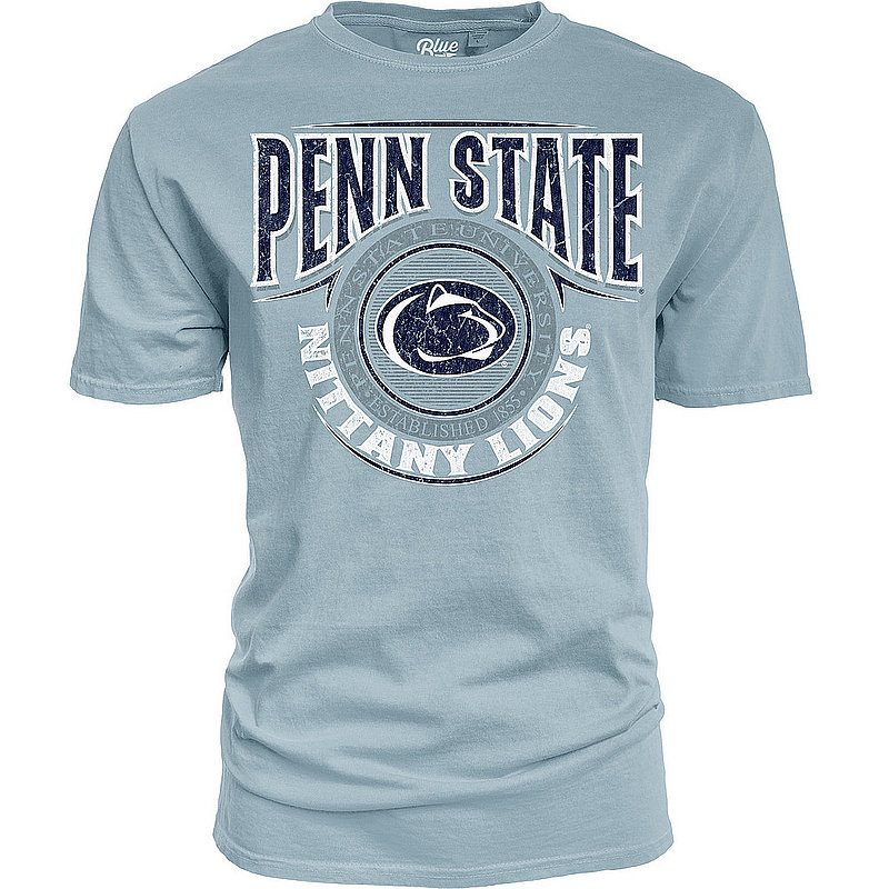 Blue 84 Penn State Nittany Lions Puff Ink Denim Dyed Ringspun Tee Nittany Lions (PSU) (Blue 84 )