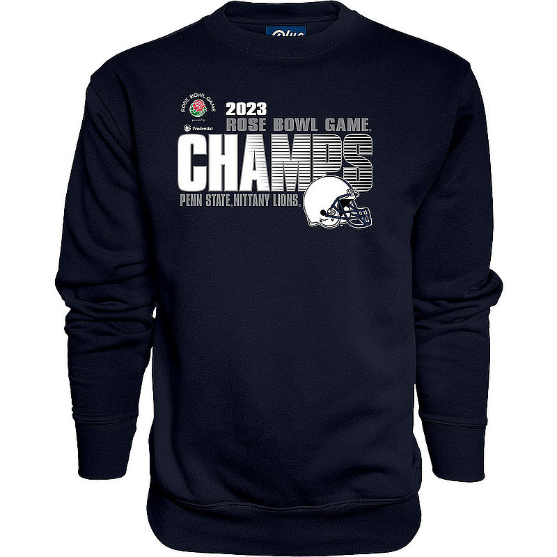 Penn State Nittany Lions Rose Bowl Champs 2023 Crewneck Sweatshirt Navy 