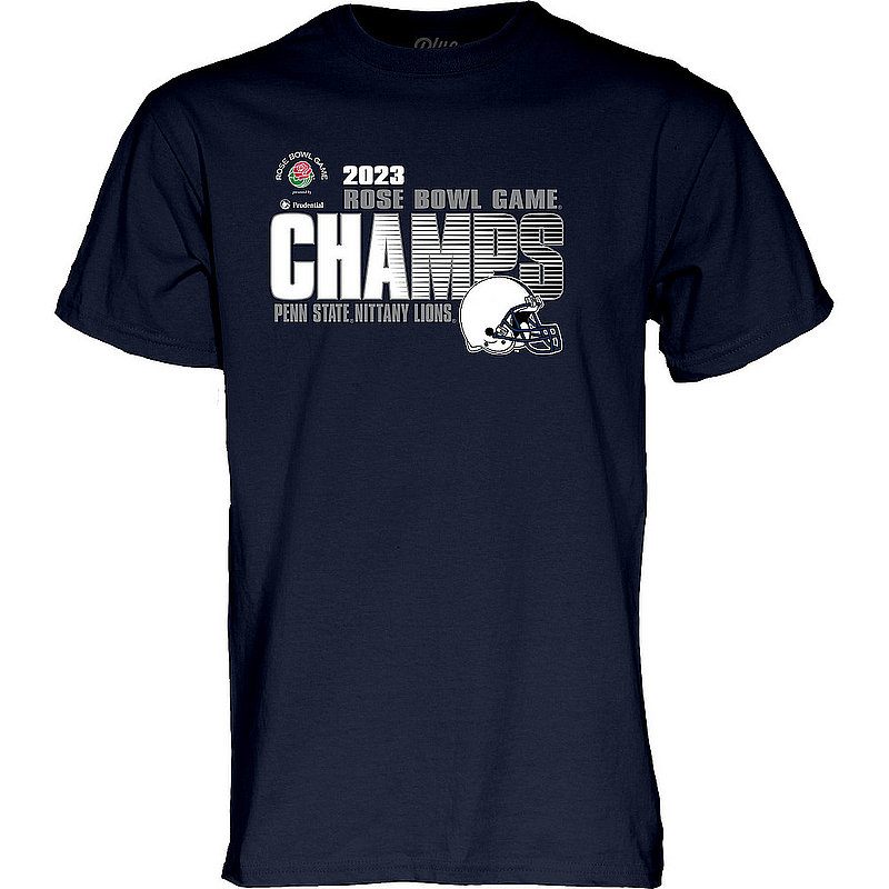 BLue 84 Penn State Nittany Lions Rose Bowl Champs 2023 T-Shirt Navy Nittany Lions (PSU) (BLue 84)