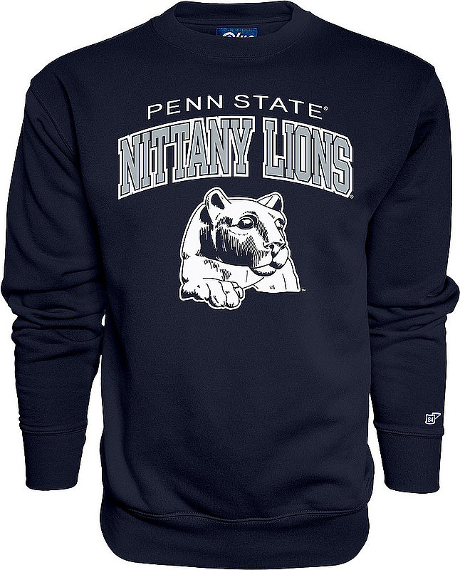 Penn State Nittany Lions Vintage Statue Puff Ink Crewneck Sweatshirt 