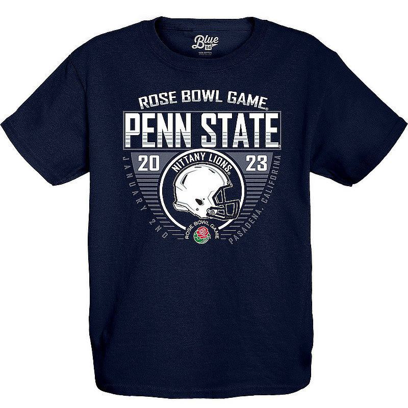 Blue 84 Penn State Nittany Lions Youth Rose Bowl 2023 T-Shirt Navy Nittany Lions (PSU) (Blue 84)