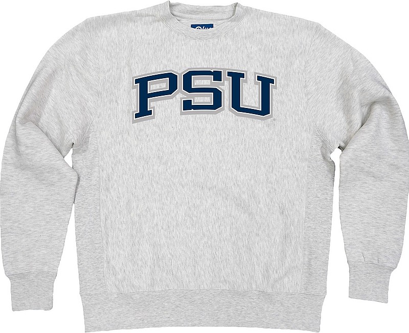 Blue 84 Penn State PSU Ash Reverse Weave Embroidered Crewneck Sweatshirt Nittany Lions (PSU) (Blue 84 )