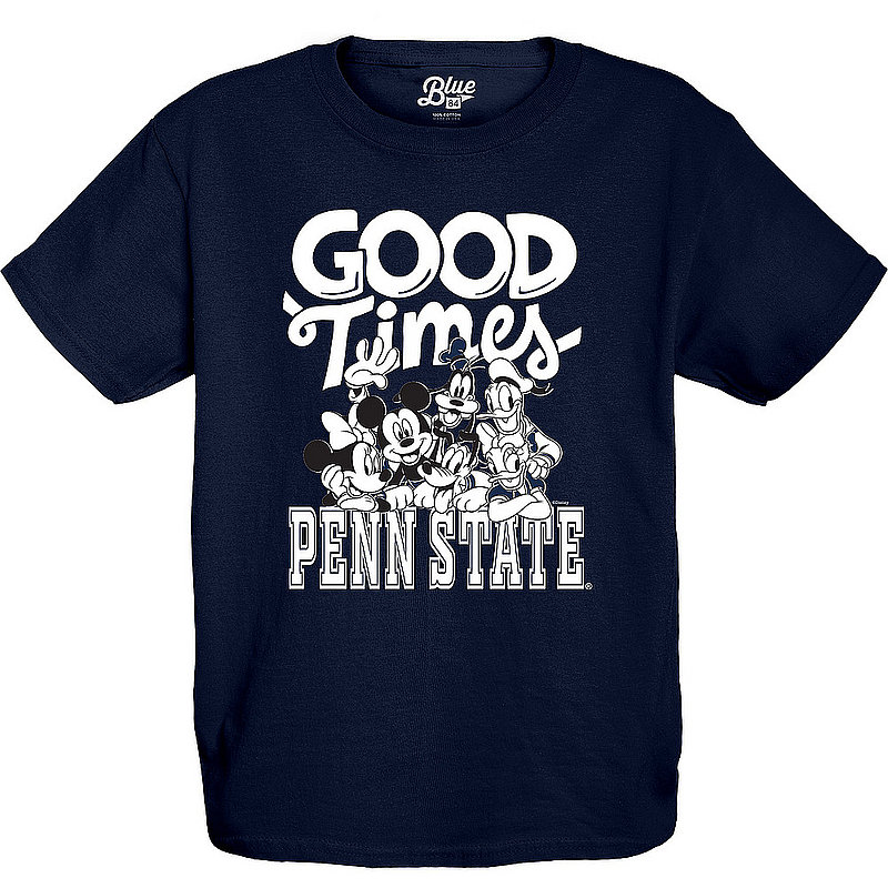 Blue 84 Penn State Youth Disney Good Times Mickey Mouse T-Shirt Nittany Lions (PSU) (Blue 84)