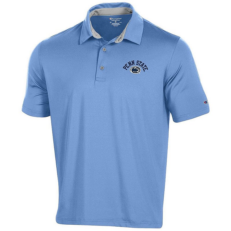 Penn State Nittany Lions Champion Mens Performance Polo Light Blue