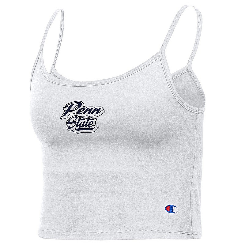Champion Penn State Nittany Lions Edgy Womens Strappy Crop Tank White Nittany Lions (PSU) (Champion)