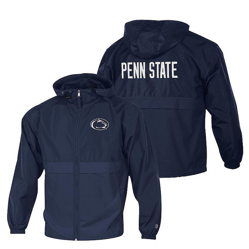 Penn State Nittany Lions Full Zip Pack N Go Champion Jacket Navy