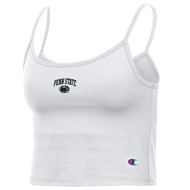 Champion Penn State Nittany Lions Womens Strappy Crop Tank White Nittany Lions (PSU) (Champion )