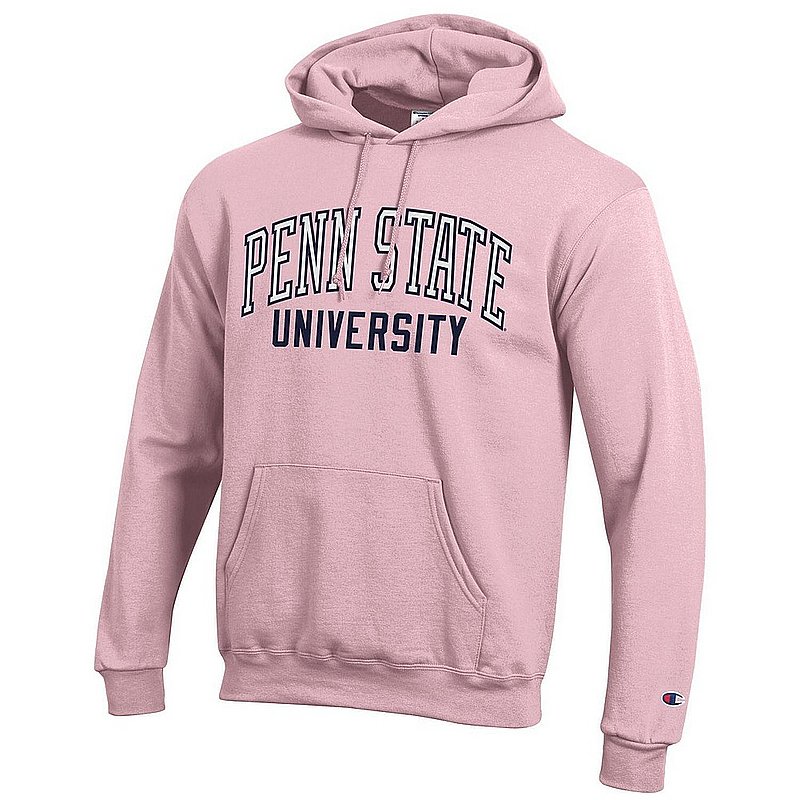Champion Penn State University Feather Pink Powerblend Fleece Hood Nittany Lions (PSU) (Champion )