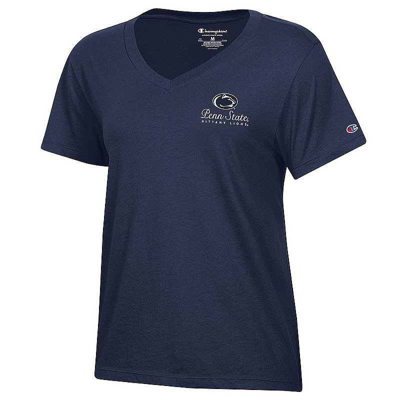 Champion Penn State Women's Champion Core Navy V-Neck Tee Nittany Lions (PSU) (Champion )