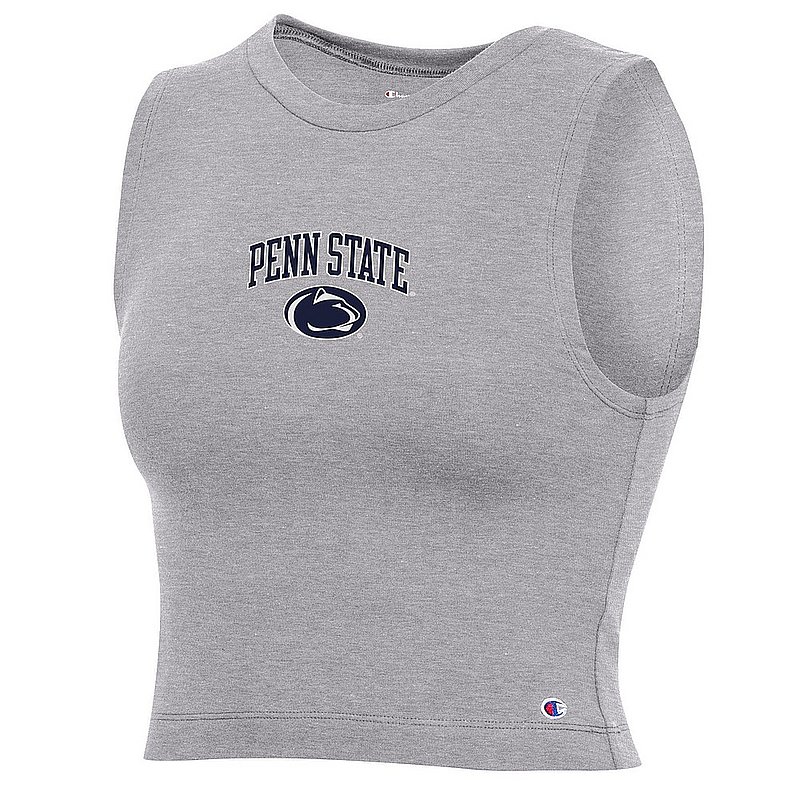 Champion Penn State Women's Grey Champion Crop Tank Top Nittany Lions (PSU) (Champion)