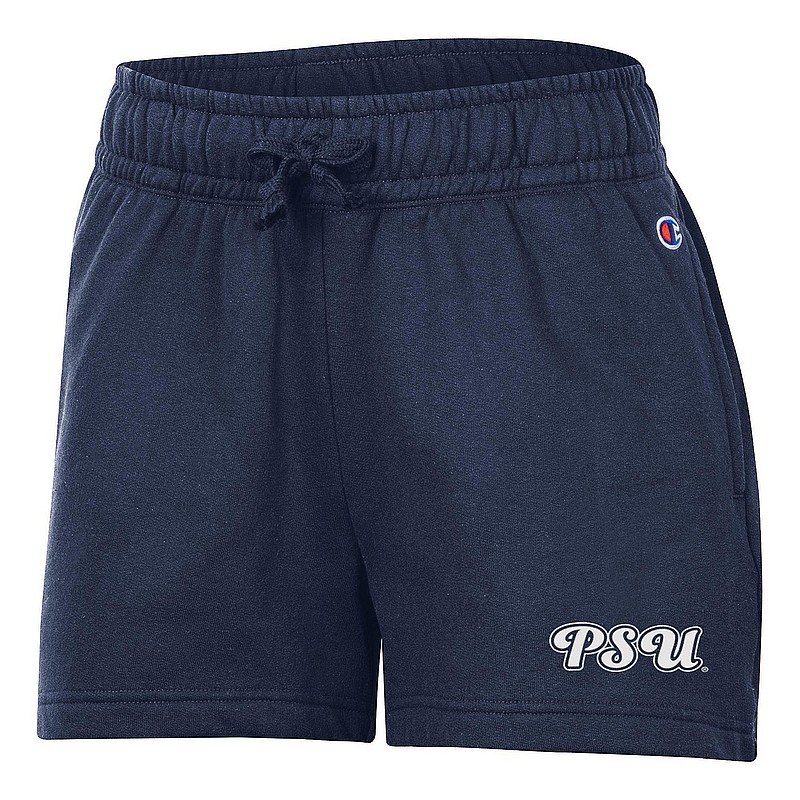 Champion Penn State Womenâ€™s Navy Shimmer Ink Champion Fleece Shorts Nittany Lions (PSU) (Champion)