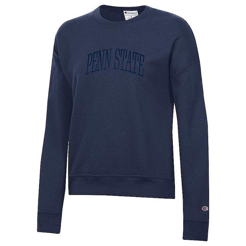 Champion Penn State Women's Tonal Embroidered Navy Crewneck Sweatshirt Nittany Lions (PSU) (Champion)