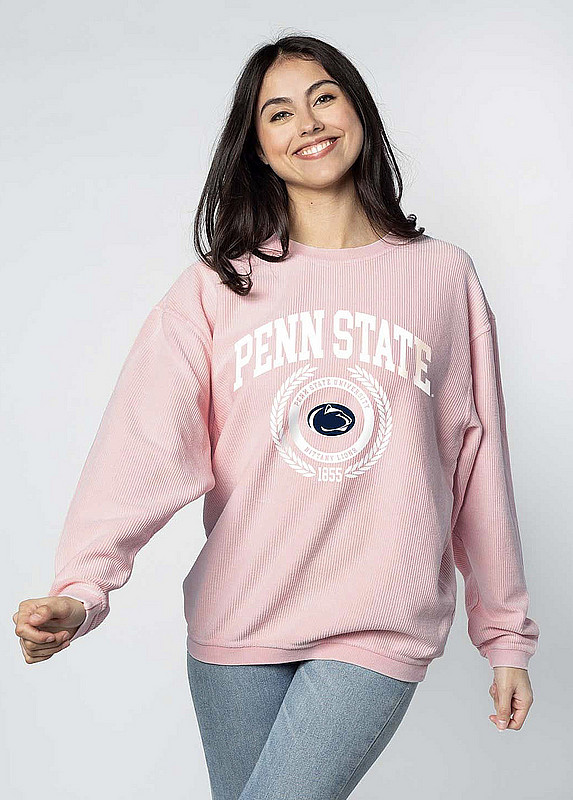 Chicka D Penn State University Pink Corded Crew Nittany Lions (PSU) (Chicka D )
