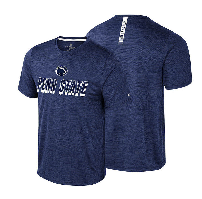 Colosseum Penn State Dozer Marled Navy Performance Tee Nittany Lions (PSU) (Colosseum)