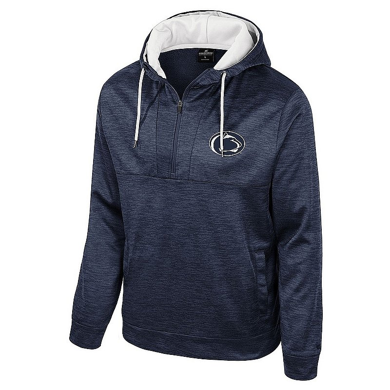 Colosseum Penn State Mens Cypher 1/2 Zip Performance Fleece Hoodie Nittany Lions (PSU) (Colosseum )