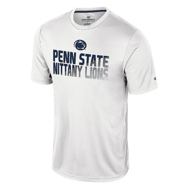 Colosseum Penn State Mens White Rival Performance Tee Nittany Lions (PSU) (Colosseum )