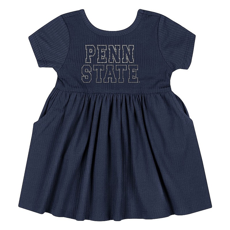 Colosseum Penn State Nittany Lions Baby Girl Flarietta Short Sleeve Dress Nittany Lions (PSU) (Colosseum )