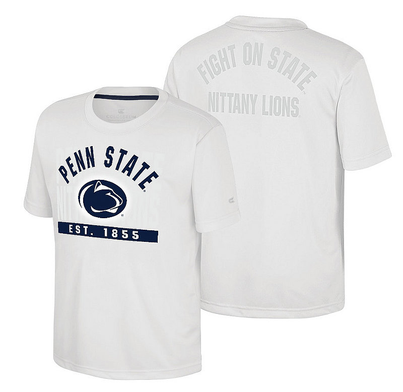 Colosseum Penn State Nittany Lions Fight On Youth White Performance Tee Nittany Lions (PSU) (Colosseum )