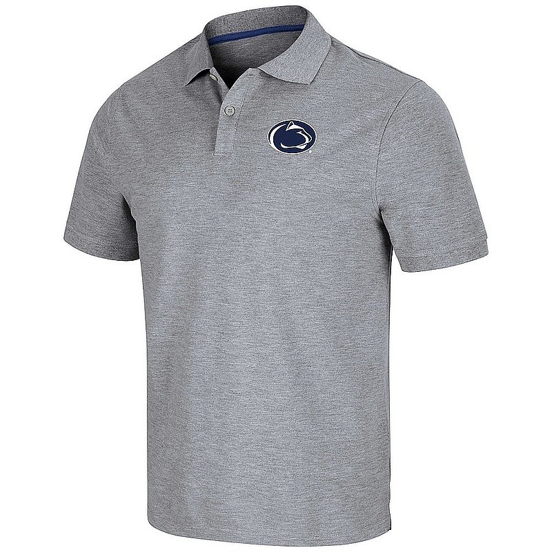 Colosseum Penn State Nittany Lions Heather Grey Divot Polo Nittany Lions (PSU) (Colosseum )