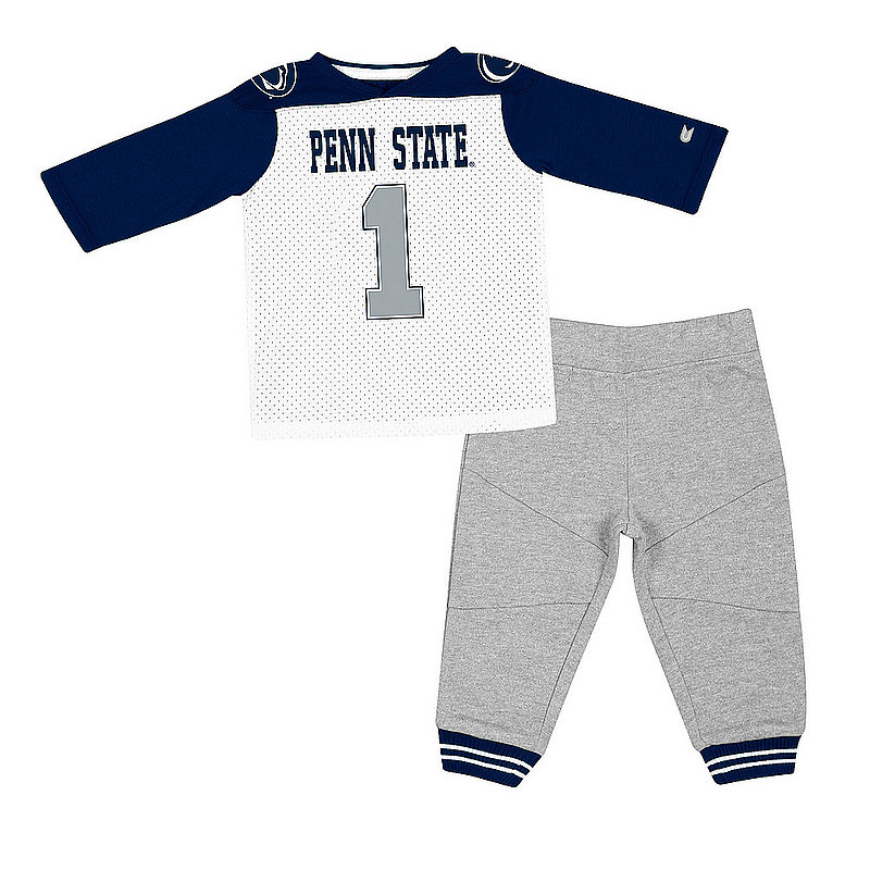 Colosseum Penn State Nittany Lions Infant Boys Football Jersey Sweatpants Set Nittany Lions (PSU) (Colosseum )