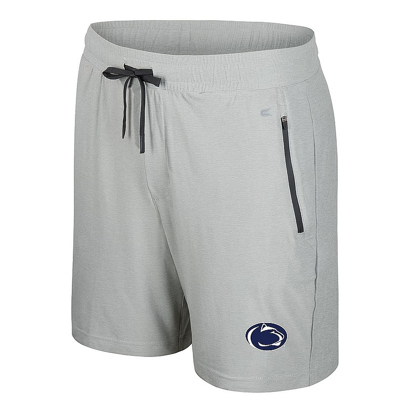 Colosseum Penn State Nittany Lions Mens Atomic Grey Active Shorts Nittany Lions (PSU) (Colosseum )