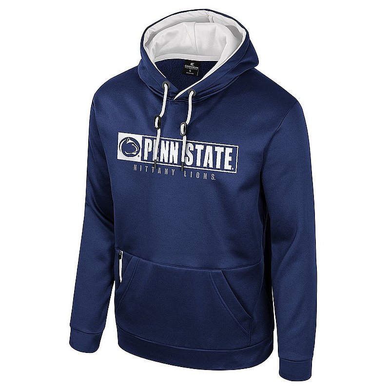 Colosseum Penn State Nittany Lions Navy Mainframe Performance Hooded Sweatshirt Nittany Lions (PSU) (Colosseum )