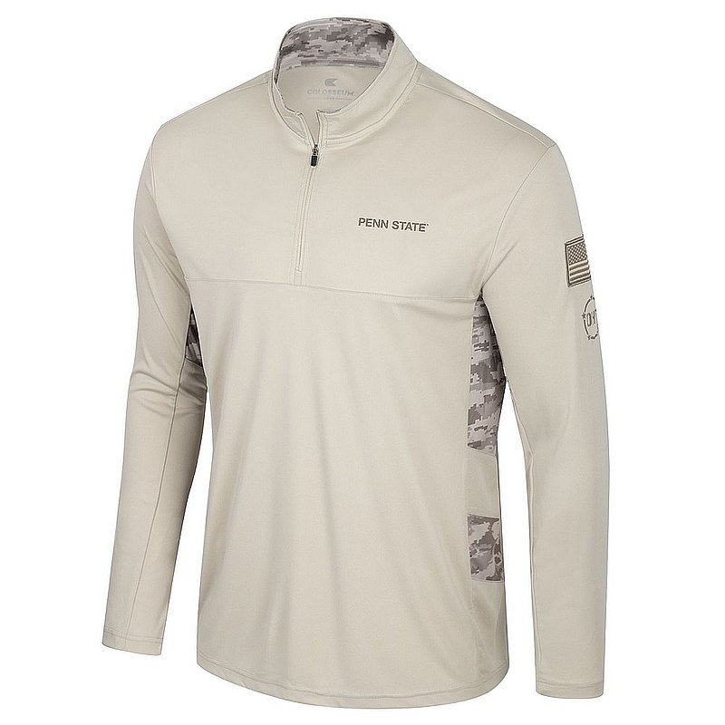 Colosseum Penn State Nittany Lions OHT Mojave Camo Military Appreciation Quarter Zip Windshirt Nittany Lions (PSU) (Colosseum )