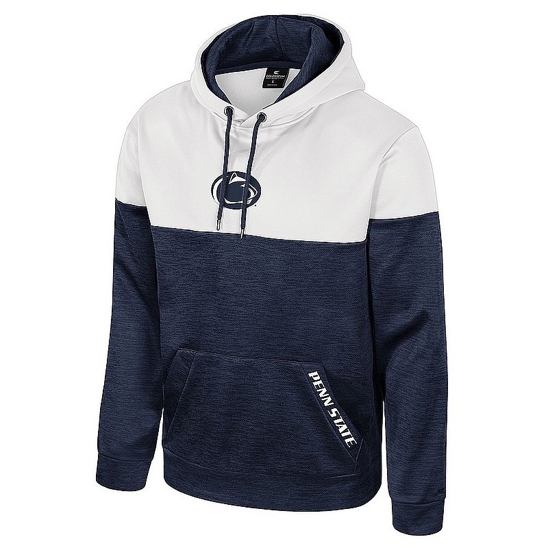 Colosseum Penn State Nittany Lions Performance Colorblock Fleece Hooded Sweatshirt Nittany Lions (PSU) (Colosseum )