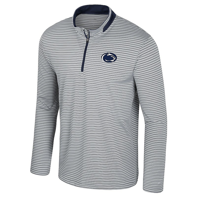 Colosseum Penn State Nittany Lions Stripe Performance Quarter Zip Windshirt Nittany Lions (PSU) (Colosseum )