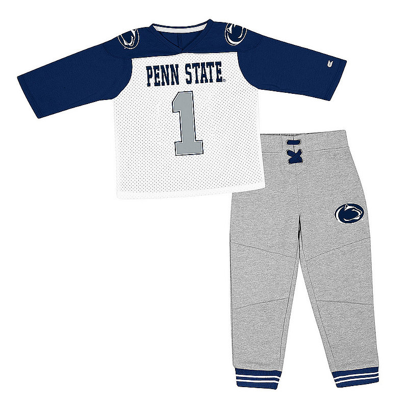Colosseum Penn State Nittany Lions Toddler Boys Football Jersey Sweatpants Set Nittany Lions (PSU) (Colosseum )