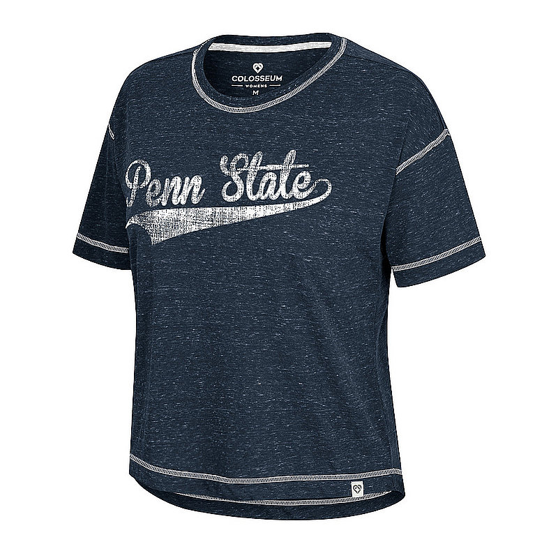 Penn State Nittany Lions Women's Speckled Yarn Crop Tee