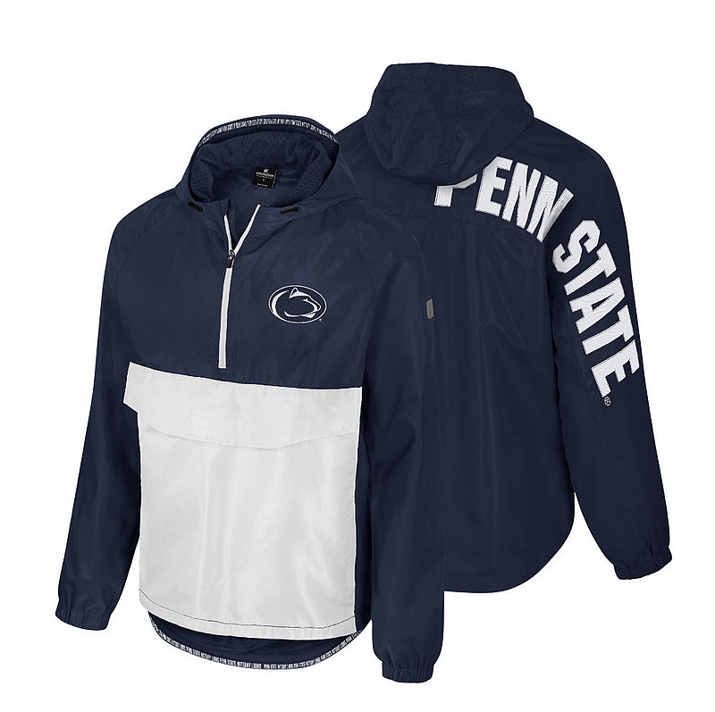 Colosseum Penn State Reloaded Mens 1/2 Zip Anorak Jacket Nittany Lions (PSU) (Colosseum )